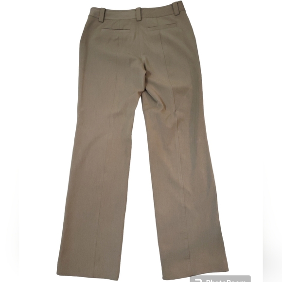 Talbots~Woman Size 6~Beige Straight Leg Classic Trouser Dress Pants Stretch. - Picture 5 of 8